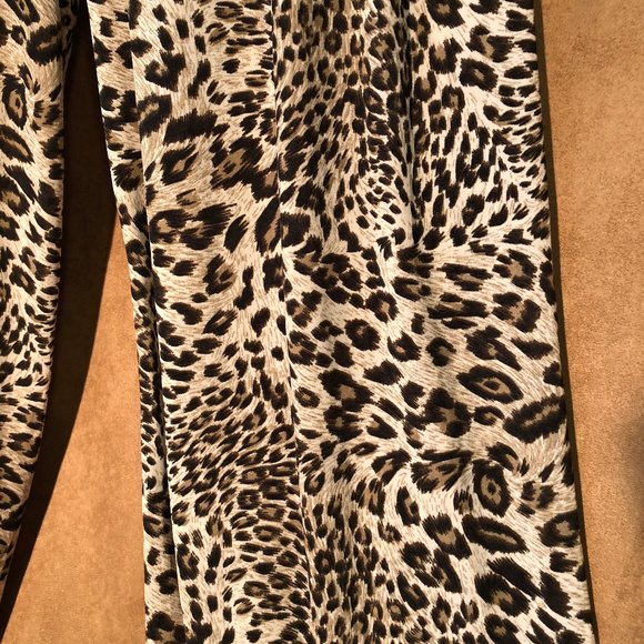Leopard Print Palazzo Pants - Picture 5 of 8